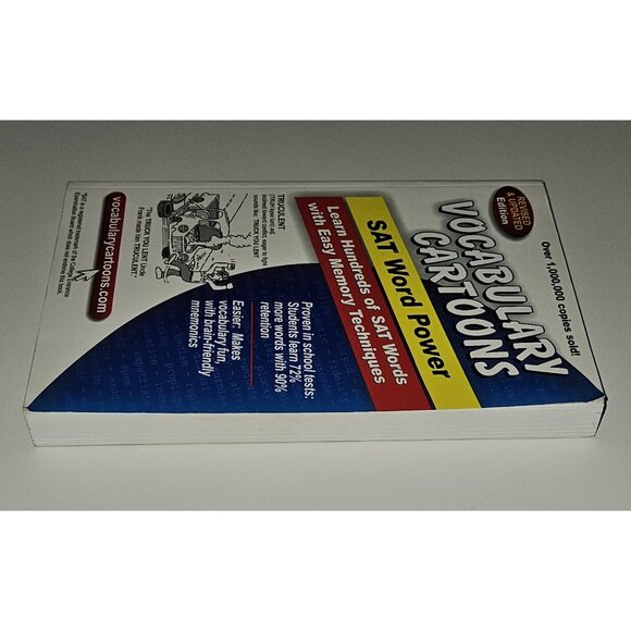 Vocabulary Cartoons SAT Word Power Paperback Book Study Revised Memory Technique - Picture 4 of 10